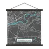 MuchoWow® Textilposter Karte - Stadtplan - Offenbach am Produktbild-Vorschau 1