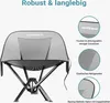 Wiltec Campingstuhl faltbar bis 100 kg grau schwarz Produktbild-Vorschau 4