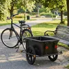 CLP Fahrradanhänger Haarlem mit Kupplung Plane bis 80 kg Produktbild-Vorschau 3