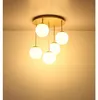 Lampada a soffitto HARMON, metallo, color champagne, vetro, Anteprima dell’immagine prodotto 6