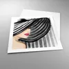 Poster - Poster ohne Rahmen - frau stil mode - 50x50 cm - Produktbild-Vorschau 3
