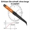6 in 1 Lockenstäbe, Schwarzes Lockenwickler-Set, 6 Produktbild-Vorschau 4