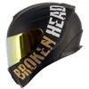 Broken Head BeProud Sport Gold Motorradhelm + Verspiegeltes Produktbild-Vorschau 12