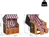 PureHaven Strandkorb 118x79x150 cm für 2 Personen elegantes Produktbild-Vorschau 2