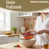 LS-LebenStil Flexibles Abtropfsieb Nudelsieb 36x19cm Produktbild-Vorschau 6