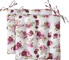 Two seat cushions with a floral rose pattern are shown side-by-side against a white background. Náhľad obrázku produktu