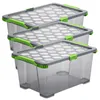 Rotho Aufbewahrungsbox 3er-Set 44L Evo Total - Produktbild-Vorschau 1