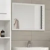 Specchio bagno Vicco Kiko Bianco lucido/bianco 45 x 60 cm, Anteprima dell’immagine prodotto 5