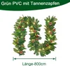 XINZI Tannengirlande Weihnachtsdeko Girlande 800cm Produktbild-Vorschau 2