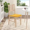 vidaXL Vankúš na sedenie 4 ks Svetložltý 40 x 40 x 3 cm Náhľad obrázku produktu 4