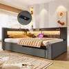 Lit de jour Merax 90 x 200 cm (180 x 200 cm), lit rembourré Voir les images du produit 2