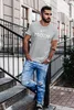 Herren T-Shirt Moin Hamburg Anker Slim Fit Neverless® grau Produktbild-Vorschau 3