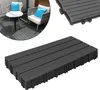 XMTECH 12 Stück WPC Klickfliese Terrassenfliesen 30x60cm Produktbild-Vorschau 1