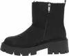 A black Tamaris women's boot with a thick sole and zipper. Produktbild-Vorschau