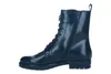 A side view of a black lace-up boot. Produktbild-Vorschau