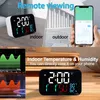 WiFi inteligentné hodiny teplomer vlhkosť digitálne hodiny Náhľad obrázku produktu 6