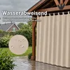 Outdoor Vorhang Extra Breite, Wasserdicht Blickdicht Produktbild-Vorschau 3