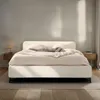 Polsterbett LAVORO Einzelbett 140x200, cremeweiß - Bett mit Produktbild-Vorschau 1