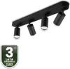 LED Spot plafonnier 4x GU10 IP44 ADERO Noir Lumiled Voir les images du produit 8