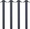 Tischbeine höhenverstellbar Schwarz matt 4er Set durante® Produktbild-Vorschau 1