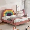 okwish Polsterbett 140*200 Jugendbett Kinderbett Doppelbett Produktbild-Vorschau 1