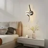 ZMH Wandlampe Innen LED Wandleuchte Schwarz Wand Lampe für Produktbild-Vorschau 6