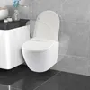 Spülrandlose Toilette mit Toilettendeckel,Hänge-WC aus Produktbild-Vorschau 6