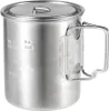 Lixada 750ml Camping-Trinkbecher aus Edelstahl mit Produktbild-Vorschau 6