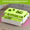 Couchtisch mit 4 Schubladen, Wohnzimmertisch, Hochglanz, Produktbild-Vorschau 5