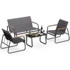 COSTWAY Gartenmöbel Set, Lounge Möbel Outdoor, Sitzgruppe Produktbild-Vorschau 1