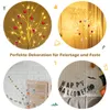 A collage of four circular images showcasing LED light trees decorated for different holidays and seasons, with German text overlay. Anteprima dell’immagine prodotto