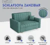 Schlafsofa klein Zanzibar I Sofa 2 Sitzer 133 cm Breit I Produktbild-Vorschau 3