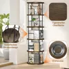 160cm Obrotowa półka na książki 360° wolnostojąca półka Podgląd zdjęcia produktu 5