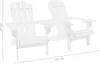 VidaXL 310067, Taras, Obite siedzisko, Drewno sosnowe, Podgląd zdjęcia produktu 5
