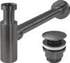 Waschbeckensiphon REA Titanium Produktbild-Vorschau 1