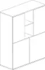 Armoire buffet Kosmo - 90x35x150cm - 4 portes -Reproduction Voir les images du produit 9
