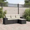 The Living Store 4-tlg. Garten-Sofagarnitur mit Kissen Produktbild-Vorschau 2
