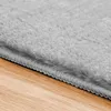 Waschbarer Teppich Wohnzimmer Kurzflor Einfarbiger Moderner Produktbild-Vorschau 4