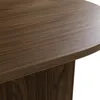 Jedálenský stôl FABER Jedálenský stôl, oválny stôl, tmavý Náhľad obrázku produktu 7