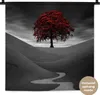 MuchoWow® Wandteppich Wandbehang Schwarz-Weiß-Foto mit Produktbild-Vorschau 1