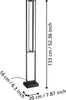 EGLO LED Stehleuchte Siberia, Stehlampe dimmbar per Produktbild-Vorschau 3