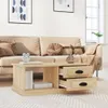 vidaXL Couchtisch Sonoma-Eiche 90x50x35 cm Holzwerkstoff Produktbild-Vorschau 3