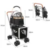 2. Stock Hundebuggy Hundebox Faltbar Katzenbuggy mit Produktbild-Vorschau 6