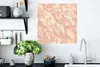 MuchoWow® Poster Marmor - Luxus - Roségold 50x50 cm - Produktbild-Vorschau 3