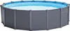 INTEX Schwimmbecken-Set Graphite Grey Panel 478×124 cm Produktbild-Vorschau 8
