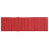 vidaXL Coussin pour bain de soleil rouge 200x70x3 cm tissu Voir les images du produit 4