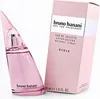 A bottle of Bruno Banani Woman Eau de Toilette and its packaging are displayed against a white background. Produktbild-Vorschau