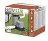 The image shows the packaging of a Bestway Flowclear filter pump. Produktbild-Vorschau