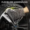 2er-Set Autowaschhandschuhe, Mikrofaser-Chenille mit Netz, Produktbild-Vorschau 7