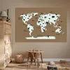 MuchoWow® Poster Weltkarte - Tiere - Braun 180x120 cm - Produktbild-Vorschau 6
